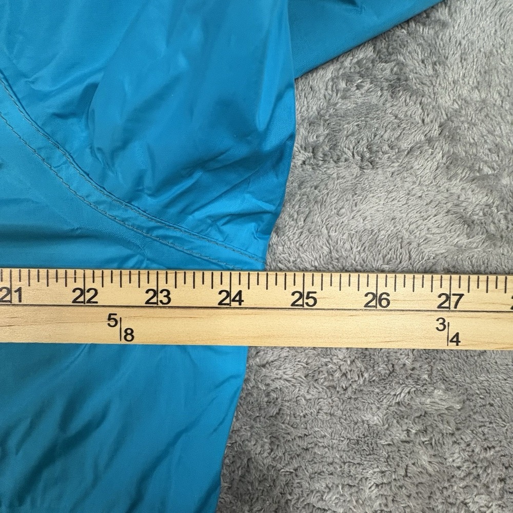 VTG REI Men's L Black/Blue Colorblock Windbreaker Hooded 90s Made in USA Goretex - Picture 12 of 14